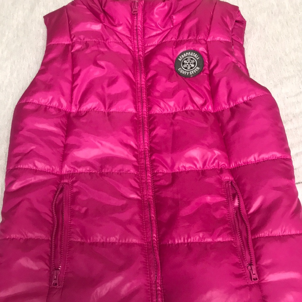 Pink Aeropostale puffy Vest